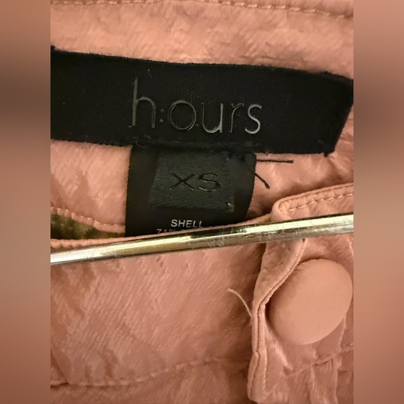 h:ours Wet Leather Pants Blush Pink Cargo Pockets Shiny Revolve Blogger XS $178 - Picture 7 of 7